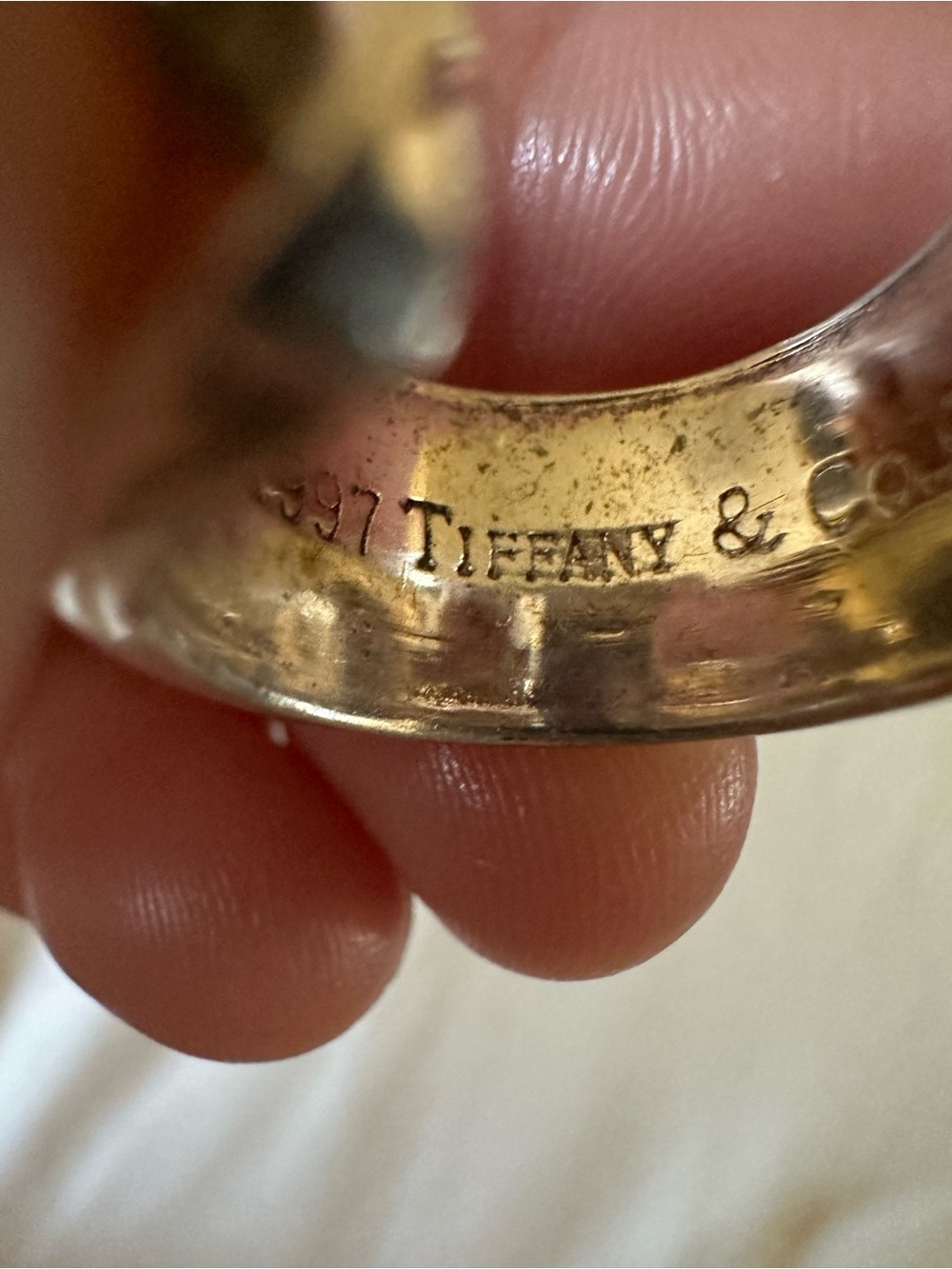 Tiffany & Co. Silver Hoop Hinge Earrings - Picture 9 of 10